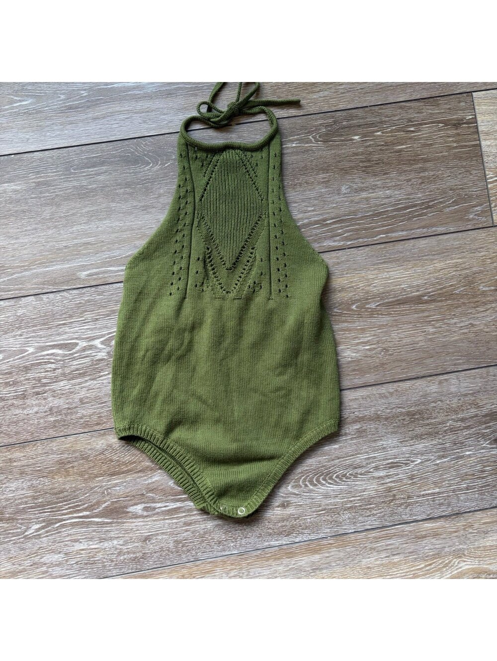 Olive Bailey’s Blossoms Knit Romper size 5